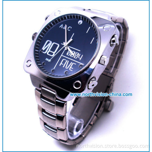 Infrared 1080P Voice Trigger Waterproof Watch with Camera 4GB (IRW-S10)